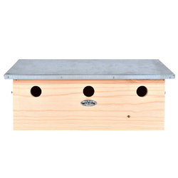 Nestbox / Vugelbox fir Spatzen - Modell D'Terrassenhaus